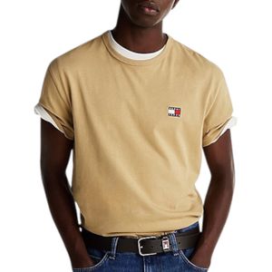 Tommy Jeans, Heren, Tops, Beige, Maat: S Katoen,