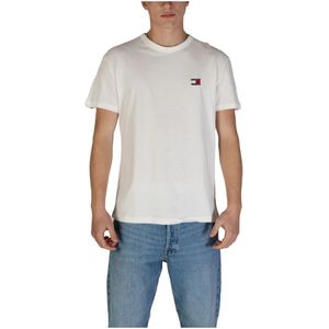 Tommy Hilfiger - Regeneratief Katoen T-shirt - Wit - Katoen