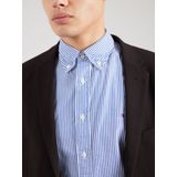 Tommy Hilfiger - L/S Overhemd - Blauw - 100% Katoen