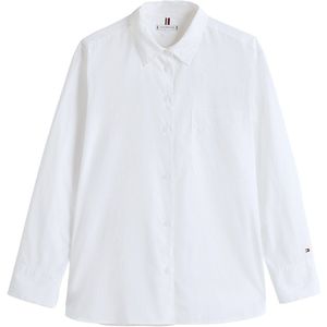 Gestreept popeline hemd TOMMY HILFIGER. Katoen materiaal. Maten 34 FR - 32 EU. Wit kleur