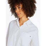 Blouse - Effen - Katoen - Lange Mouw - Losse Pasvorm