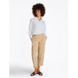 Blouse - Effen - Katoen - Lange Mouw - Losse Pasvorm