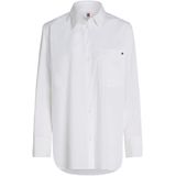 Blouse - Effen - Katoen - Lange Mouw - Losse Pasvorm