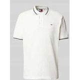 Poloshirt - Effen - Katoen - Geribbelde Kraag, Knoopsluiting