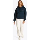 Tommy Jeans - Sweatshirt - Navy - Effen - Capuchon
