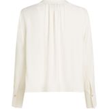 Tommy Hilfiger - WW0WW44049 - Blouse - Geel - V-hals van Zachte Viscose voor Dames