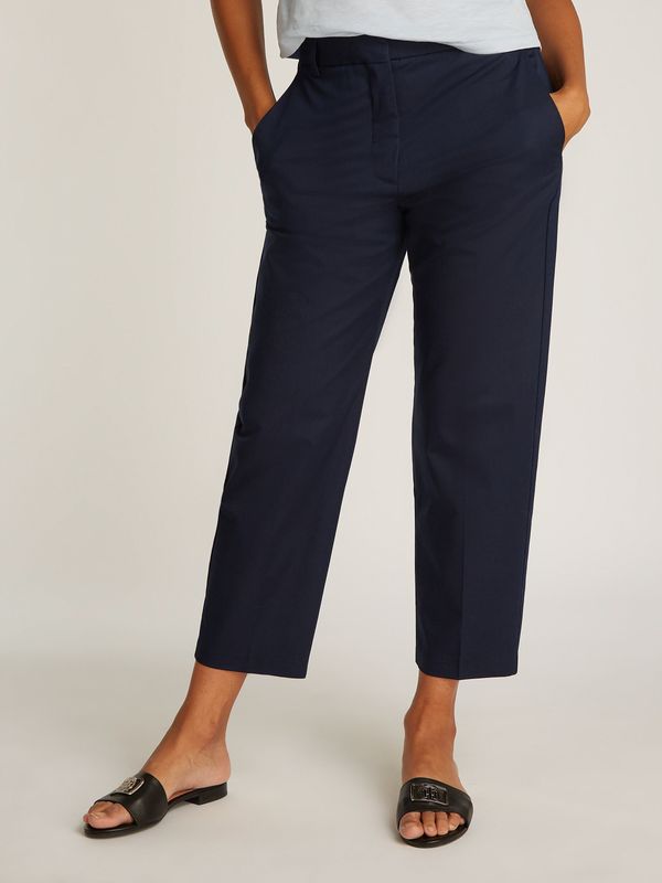 TOMMY HILFIGER Dames Chino - Blauw - Katoen
