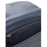 Handtasche Tommy Hilfiger Th Logotape Saddle Bag AW0AW17184 Dunkelblau