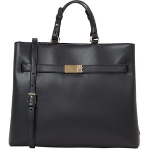 Tommy Hilfiger Henkeltasche "TH HERITAGE SATCHEL", Damen Umhängetasche, Schultertasche mit TH-Schmuckelement