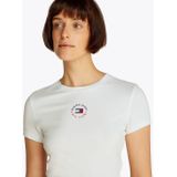 Tommy Jeans - T-shirt - Groen - Katoen