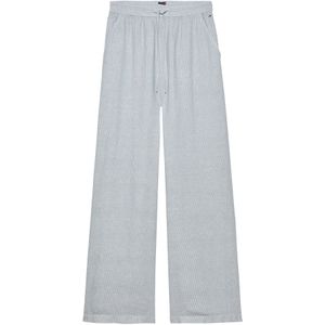 Tommy Hilfiger - Wijde Broek - Zwart - Katoen/Linnen