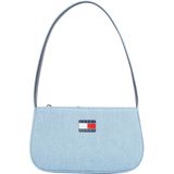Handtasche Tommy Jeans Tjw Ess Must Shoulder Bag Denim AW0AW17363 Himmelblau