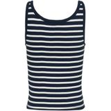 Tanktops - Gestreept - Jersey - Mouwloos - Slanke Pasvorm