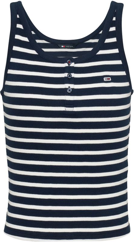 Tanktops - Gestreept - Jersey - Mouwloos - Slanke Pasvorm