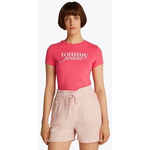 Tommy Jeans - T-shirt - Korte Mouwen - Zwart - 100% Regeneratief Katoen