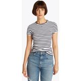 TOMMY JEANS - S/S T-shirt - Blauw - Katoen