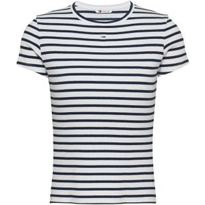 TOMMY JEANS - S/S T-shirt - Blauw - Katoen