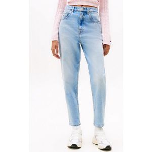Tommy Jeans - MOM JEAN UH TPR BI0112 - Tapered Jeans - Licht Denim