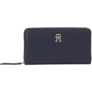 TOMMY HILFIGER TH LOGOTAPE LRG ZA AW0AW17266 dames portemonnee met ritssluiting, blauw (Space Blue), bot, blauw (Space Blue), OS, Blauw (Space Blue)