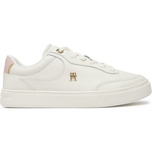 Sneakers - Essential Chic Court - Effen - Leer