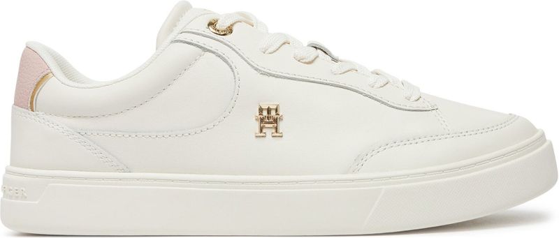 Sneakers - Essential Chic Court - Effen - Leer