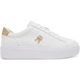 Tommy Hilfiger - Platform Court Sneakers - Wit - Leer