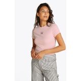 Tommy Jeans - T-shirt - Ronde Hals - Slim Fit - Zwart - 70% Katoen, 30% Viscose