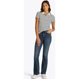 Tommy Jeans - TJW SLIM ESSENTIAL POLO SS - Polo - Wit - Regular Fit