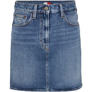 Tommy Jeans - Bi0134 - Mom Rok - Denim Medium - Vrouwen