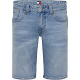 Korte Broek - Effen - Denim - Light Washed - Loosefit