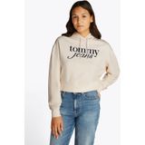 Tommy Jeans - Hoodies - Wit - Cropped Hoodie