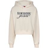 Tommy Jeans - Hoodies - Wit - Cropped Hoodie
