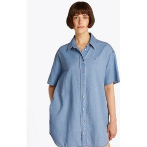 Tommy Jeans Blousejurk  blauw denim