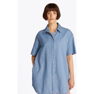 Tommy Jeans Blousejurk  blauw denim