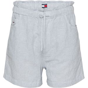 Tommy Jeans Broek  blauw / wit