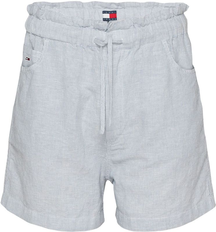 Tommy Jeans Broek  blauw / wit