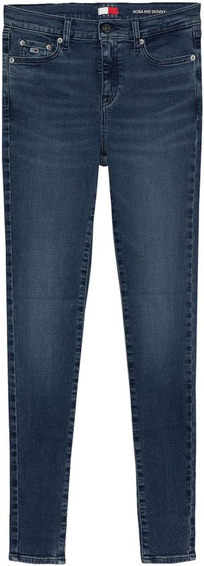 Tommy Jeans Dames NORA MD SKN BI1267 Skinny, Denim, 28W/28L, Denim (Denim Washed Blauw Zwart), 28W / 28L