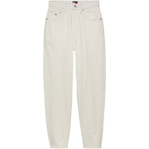Tommy Jeans - Mom Jean Uh Tpr Bi4 - Denim White - Vrouwen - Streetwear