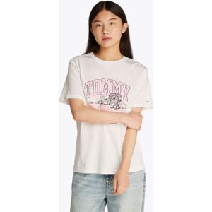 Tommy Jeans T-Shirt »TJW RLX TONAL TROPICS TEE«, mit grafischem Muster