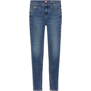 Tommy Jeans Nora Skinny Mid Rise Jeans voor dames, Denim (Denim Medium), 24W / 28L