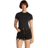 Tommy Hilfiger - T-shirt - Zwart - Dames