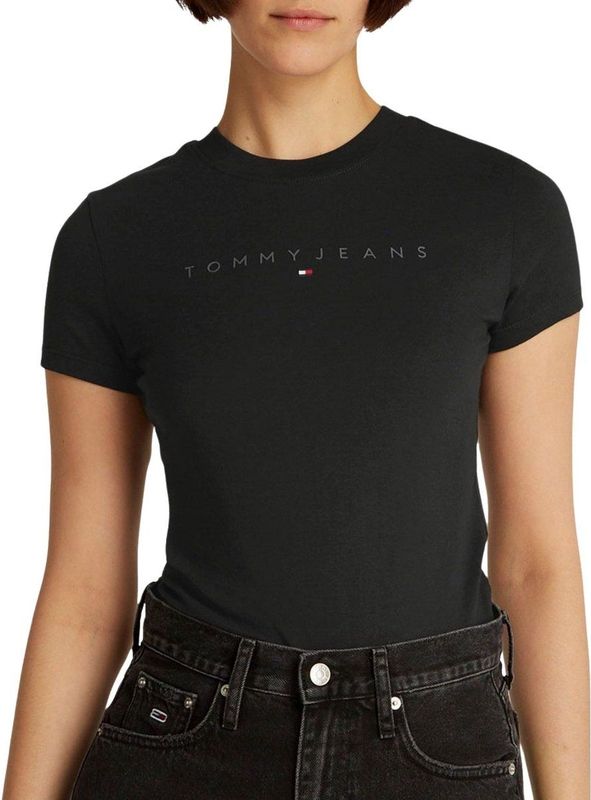 Tommy Hilfiger - T-shirt - Zwart - Dames