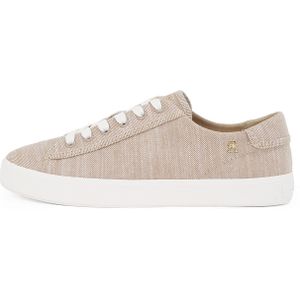 Tommy Hilfiger - Vulc Sneaker Chambray - Sneakers - Beige - Textiel
