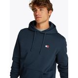 Tommy Jeans - Sweatshirt - Marine - Capuchon met Trekkoord - Losse Pasvorm
