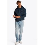 Tommy Jeans - Sweatshirt - Marine - Capuchon met Trekkoord - Losse Pasvorm