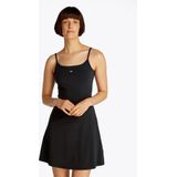 Tommy Hilfiger - Dw0dw21354 - Mouwloze Jurk - Effen - Jersey