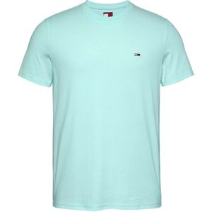 Tommy Jeans T-shirt TJM XSLIM JASPE 2.0 - Groen (Spring Mint Htr)