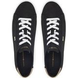 Tommy Hilfiger - VULC CANVAS LACE UP SNEAKER - Vrijetijdsschoen - Zwart - Canvas