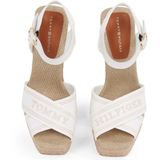 Tommy Hilfiger - FW0FW08668 - Sandalen - Wit - Katoen - Casual