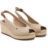 TOMMY HILFIGER Flag Mid Wedge Espadrilles - Mierikswortel - Dames